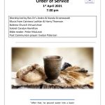 thumbnail of Maundy Thursday 1 April 2021